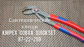 Однозначно пригодятся.Сантехнические клещи Knipex "Cobra Quick Set" 87-22-250.