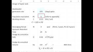 Download lagu 6.3 Work example calculating effective working volume for septic tank