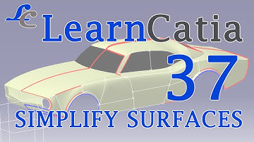 Learn catia V5 Tutorials for beginners |Simplify Surfaces| GSD💙