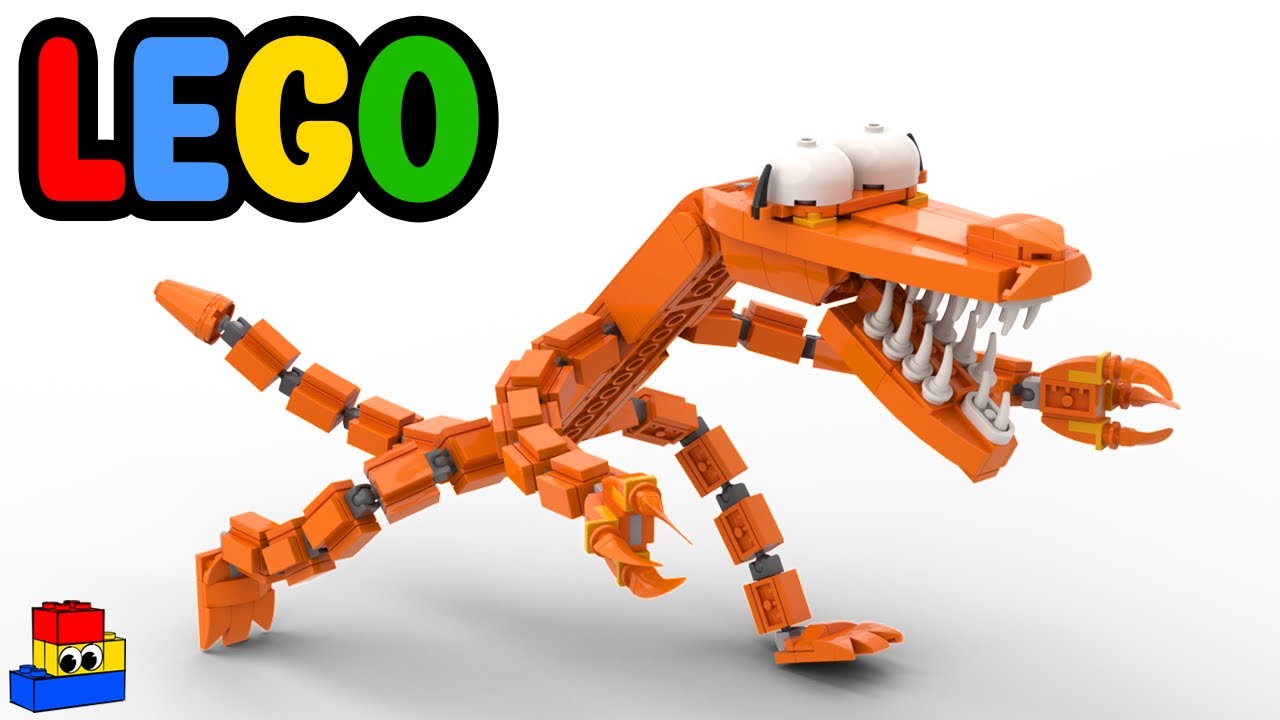 LEGO + ROBLOX] Building the Orange Rainbow Friend! YouTube