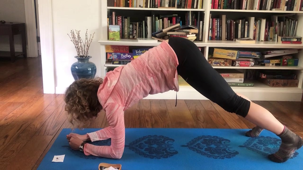 Yoga cards with kids