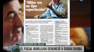 Visión 7: El fiscal Marijuán denunció a Durán Barba por apología del delito