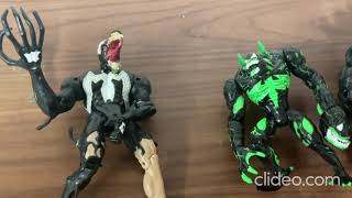 My really cool Venom and Carnage toy's! I got some rad NEW Venom toy's!