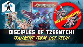 Disciples of TZEENTCH - NO HORRORS!? matched play LIST TECH - TRANSIENT FORM PEW PEW ACOLYTES!