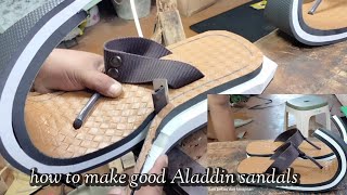 How to make good Aladdin sandals