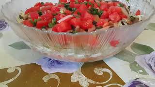 Овощной салат с грибами Овощной салат с грибами