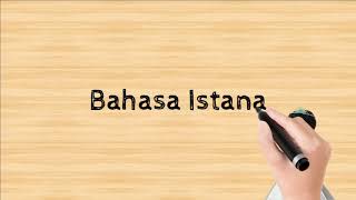 Bahasa Istana