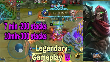 This is how you Stack up fast with Aldous - 300 stacks in just 10 mins  Mobile legends Gameplay