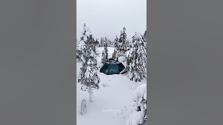 Would you stay in this glass igloo in Lapland? ❄️ #lapland #finland #hotel
