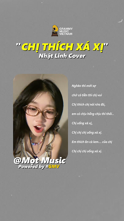Chị Thích Xá Xị | Nhật Linh Cover  #cover #nhaccover #nhactiktok