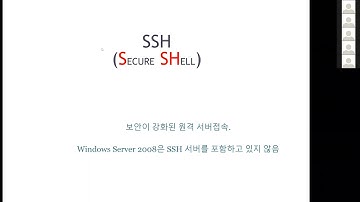 Window Server: Telnet, SSH