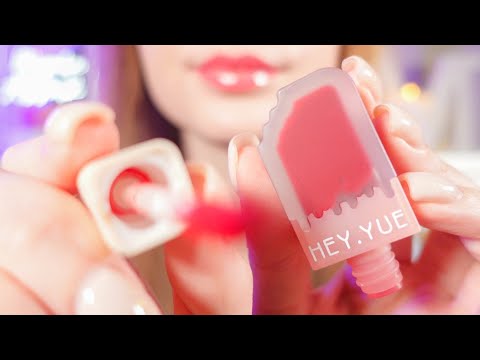 asmr doing your makeup in 1 minute 🍦💋