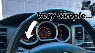 How to Bypass Low Tire Pressure Light On 4th Gen 4Runner | 4G4R