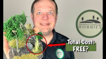 CHEAP GRASS TUFTS: Practically FREE Scenery for Wargames, Flames of War, 40k, Black Powder