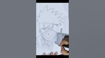 How To Draw Kakashi Hatake ||  Ninja Character From Naruto Series Step By Step #kakashi #anime #draw