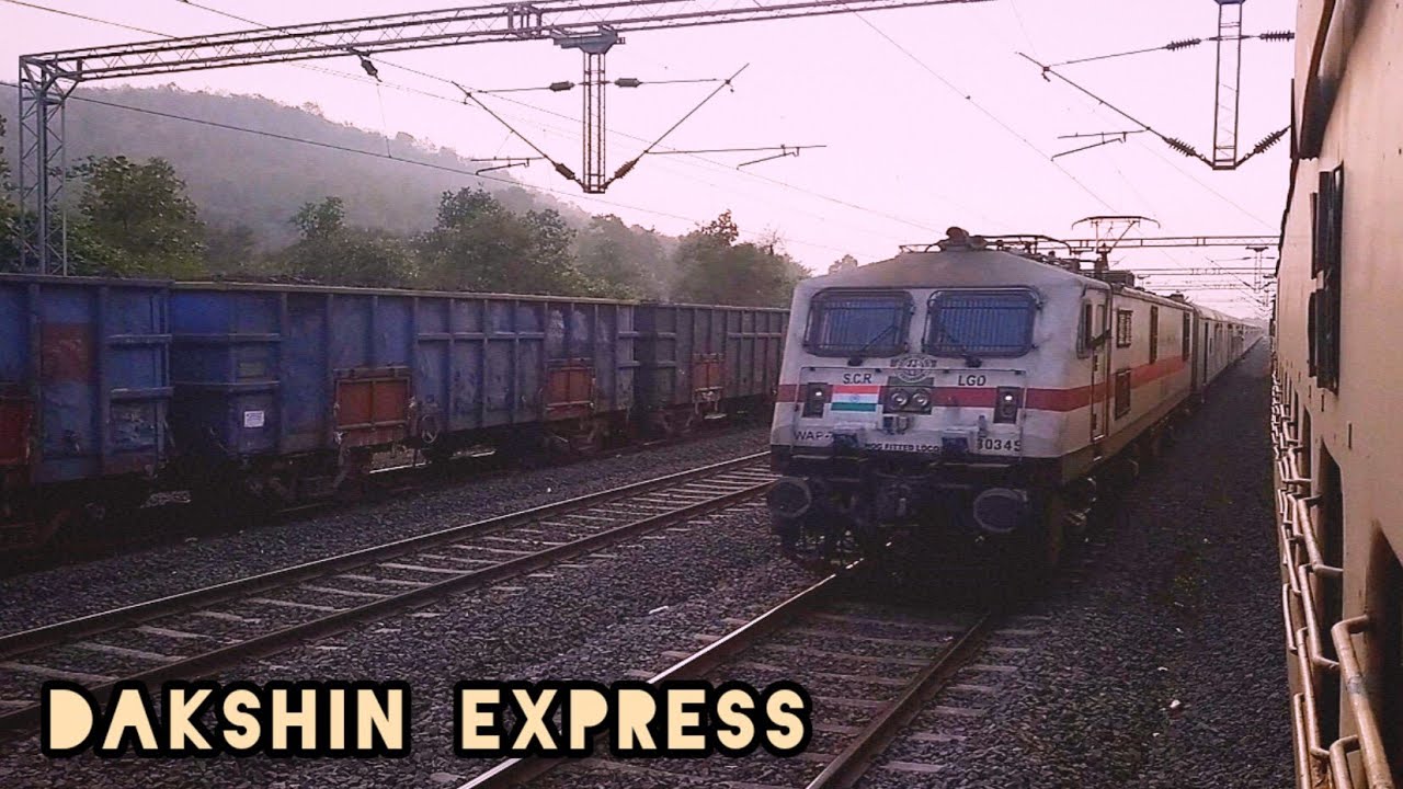 12722 Dakshin SF Exp Crossed CWA Exp ncrrailzone0207 H 22191-indore-jabalpur-express-indian-railways-railway-information