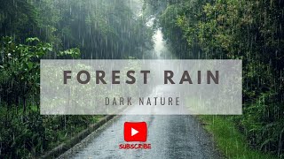 RAIN Forest Sounds for SLEEPING (Masks Sleep Disorders)