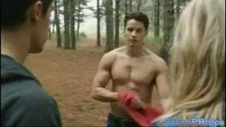 Power Rangers Megaforce - End Game - Troy training Shirtless
