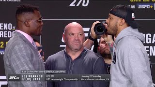 UFC 270: Битвы взглядов на пресс конференции