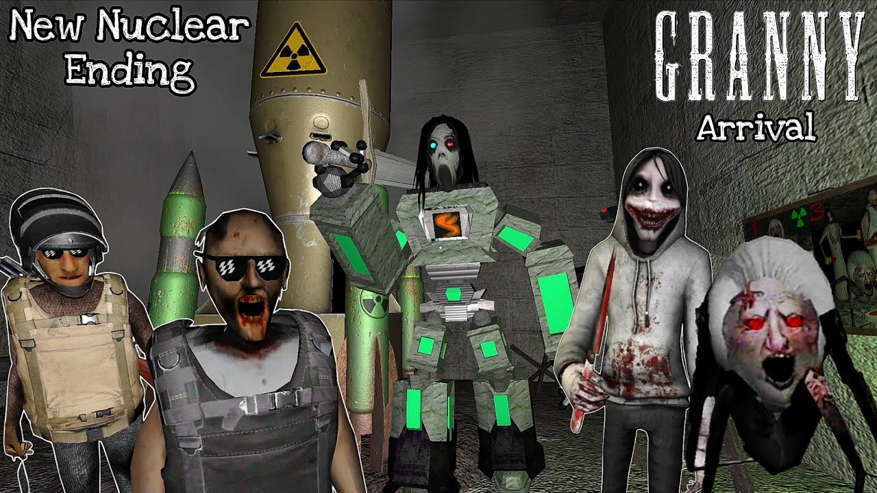 Granny Arrival New Nuclear Escape Ending ☢️ (Full Gameplay)