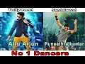 Tollywood And Sandalwood NO 1 Dancers - Allu Arjun And Puneeth Rajkumar