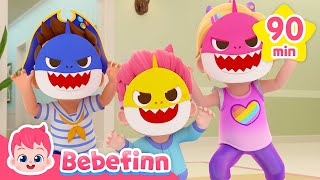 Go Away Ghost!👻 Go Now! | Fun Time with Bebefinn Family | Best Songs for Kids | Nursery Rhymes +more