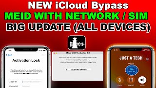 NEW Mina iCloud Bypass MEID With Network/SIM (Big Update)|Meid iCloud Bypass with signal/Calls fix