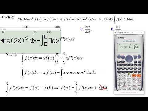 Video CÁCH BẤM MÁY ĐỂ GIẢI CÂU 45 ĐỀ MINH HỌA LẦN 2 RẤT HAY! - youtube