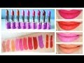 Lime crime lipsticks and velvetines  lip swatches  beautywithemilyfox