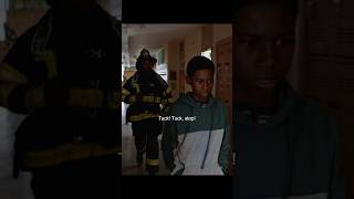 Why did this boy press the fire alarm button?