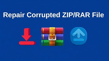 How to Repair Corrupted ZIP File Online for FREE with WinRAR -- Step-by-Step Guide