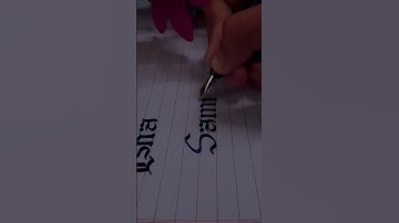 Samiksha name art #shorts #shorts #calligraphy #calligraphylettering #nameart