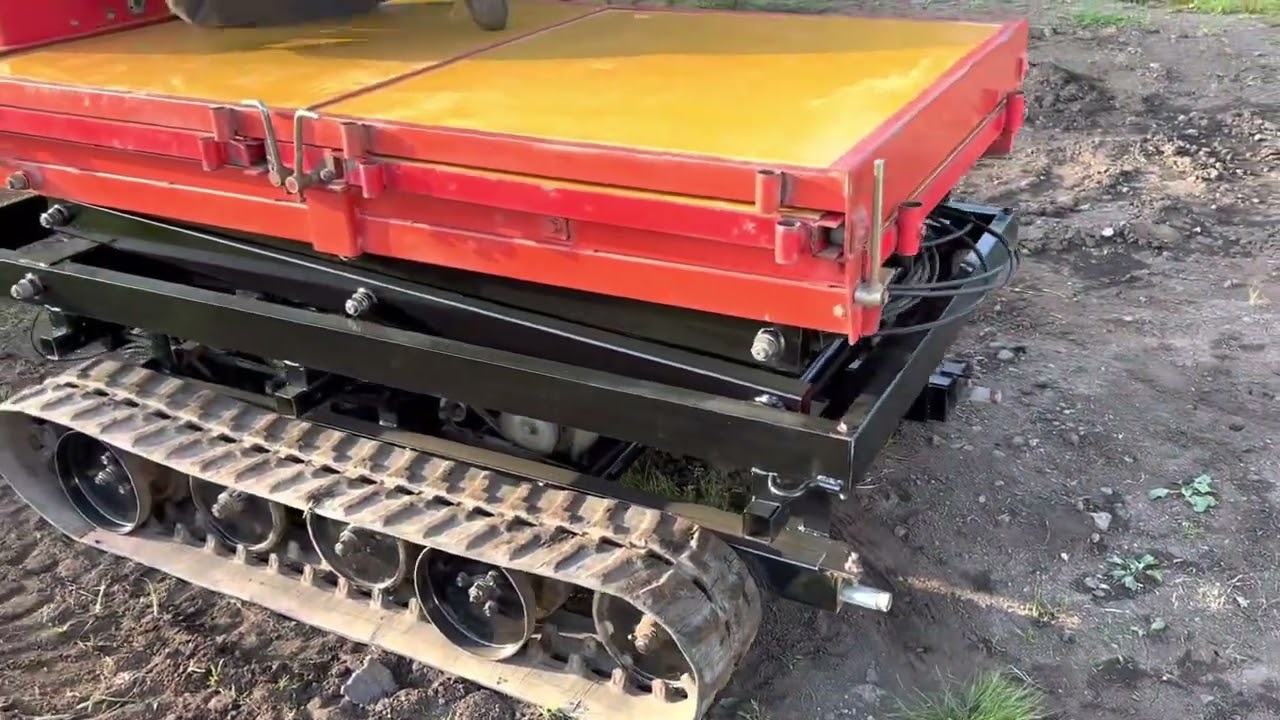 セル付き 片倉 のびのびくん KL280 高所作業車 クローラー 運搬車 昇降 リフト2.8m 実働品 セル 付き 片倉 カタクラ のびのびくん KL280 高所作業車 クローラー