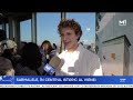 Un artist din R. Moldova transformă fațada emblematică a Ringturm din Viena într-o galerie de artă