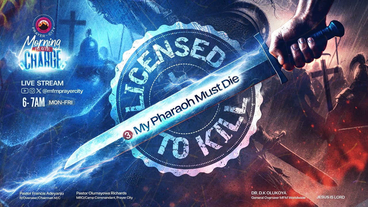 MORNING PRAYER CHARGE || MY PHARAOH MUST DIE || 16-07-2025