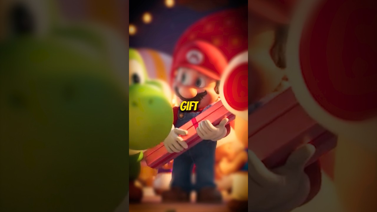 What’s in Mario’s box?! #supermariogalaxy #mariomovie #yoshi #nintendo #mariobros