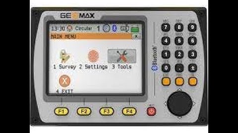 # EXTRACT SURVEY DATA#GEOMAX ZOOM40 #Total station # Civil Engineering #