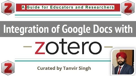 Integration of Google Docs with Zotero | Learn Zotero | Free Research Tool
