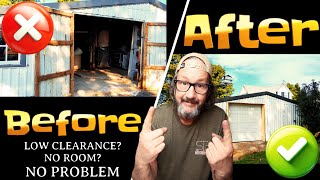 Low Clearance Garage Door PERFECT for Minimal Ceiling Space