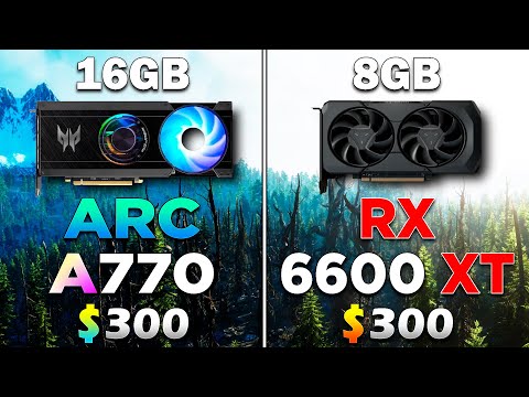 ARC A770 16GB vs RX 6600 XT 8GB | PC Gameplay Tested