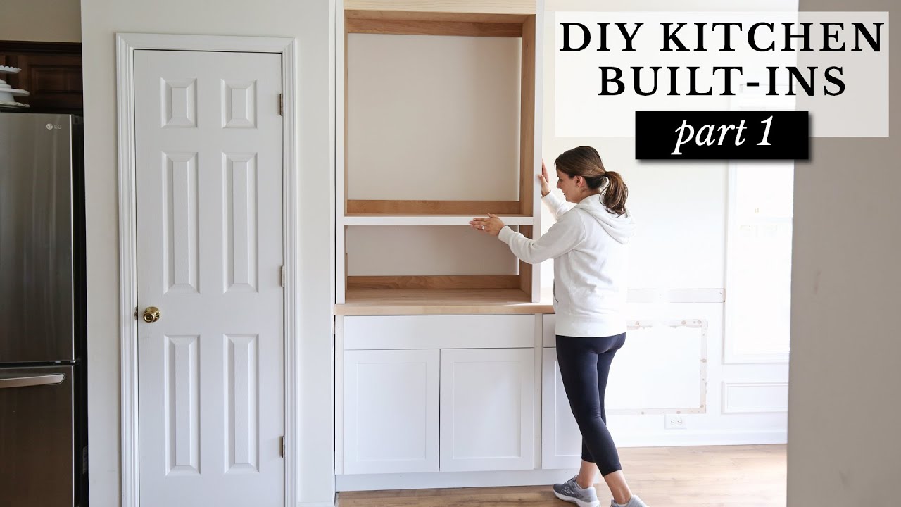 Adding More Kitchen Storage DIY Kitchen BuiltIns (PART 1) YouTube