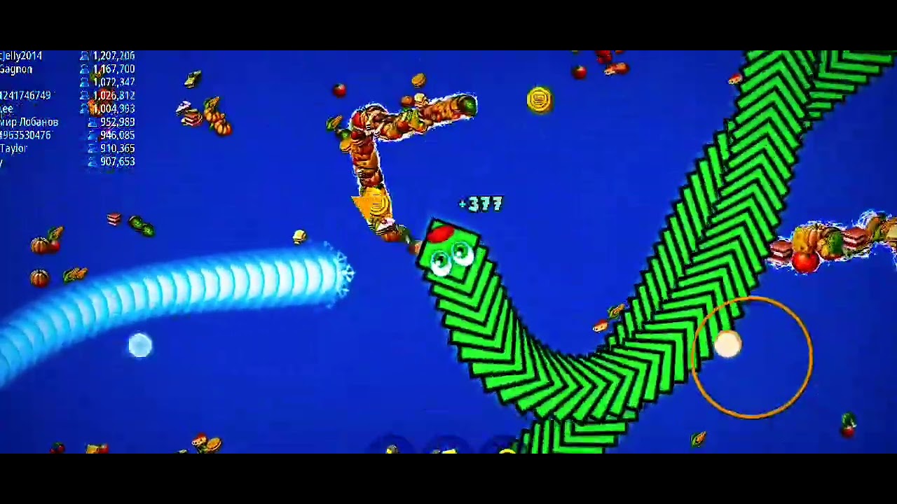 🐍WORMSZONE.IO | Giant Slither Snake Top 01 🏆 | Epic Worms Zone Biggest Snake Gameplay! | zone.2.0