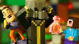 Нубик Борька И Бабуля - Лего Нубик Майнкрафт Фнаф - Lego Minecraft Fnaf