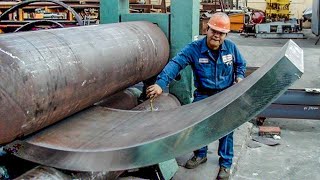 How To Make Super Big Cone. State-of-the-art Bending Machines And Steel Plate Bending Techniques.