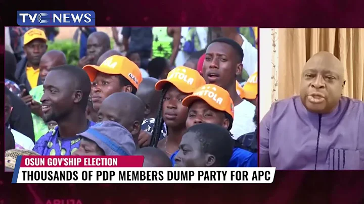(VIDEO) Thousands Of PDP Members Defect To APC In Osun State