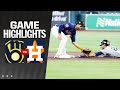 Brewers vs astros game highlights 51924  mlb highlights