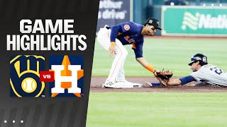 Brewers vs. Astros Game Highlights (5\/19\/24) | MLB Highlights