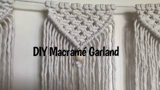 DIY Macramé Garland