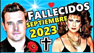 Famosos Fallecidos en Septiembre del 2023.