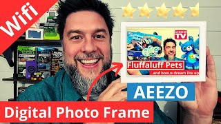 Digital Photo Frame review. Amazon recommended AEEZO Digital Photo Frame 4.7 🌟 rating [379] screenshot 1